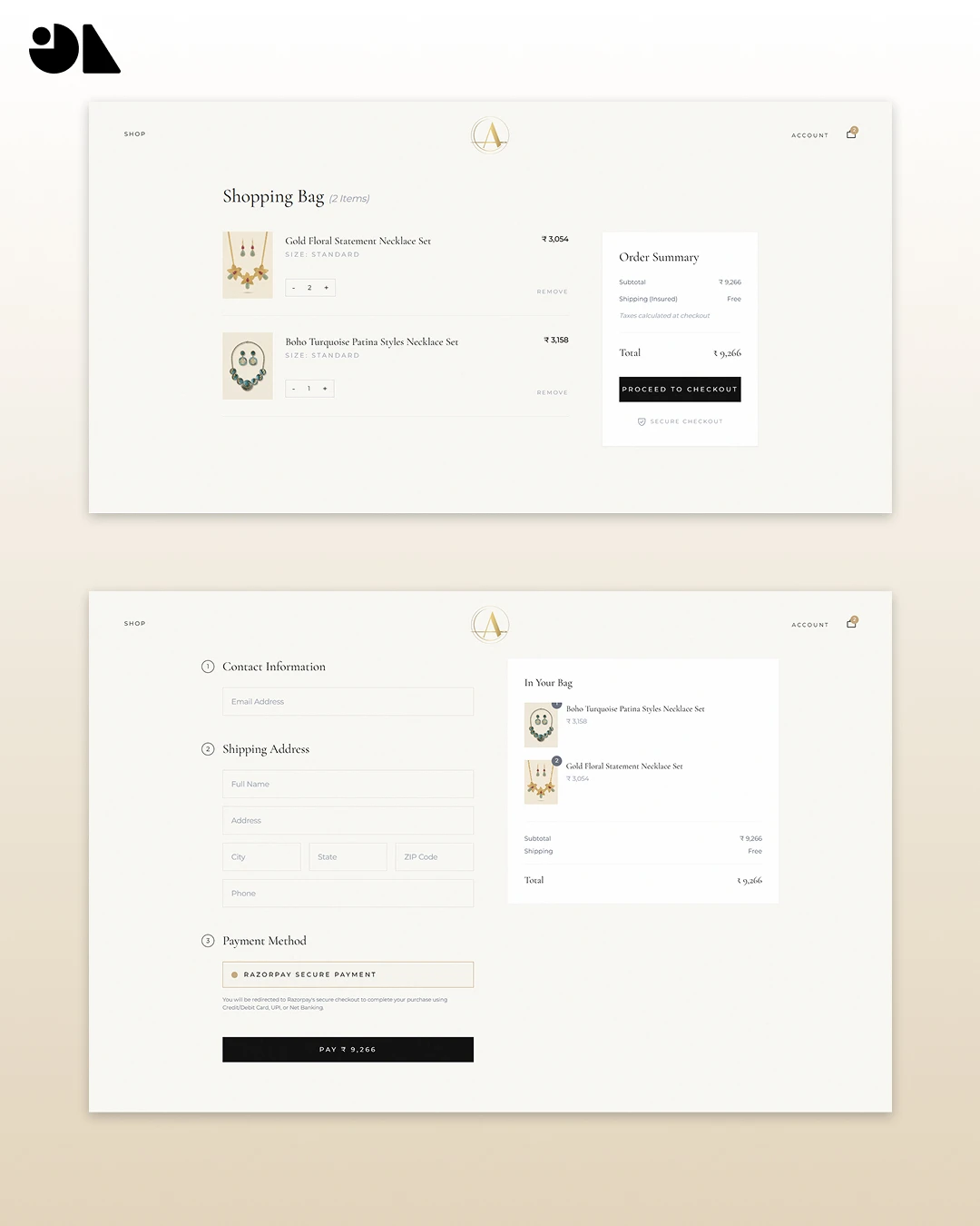 An Indian Meraki Checkout Experience